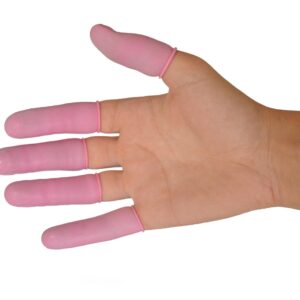 ESD Pink Latex Cleanroom Finger Cots – Eurostat