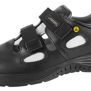 Black ESD x-light Safety Sandals – S1 Steel Toe Sandals ABEBA