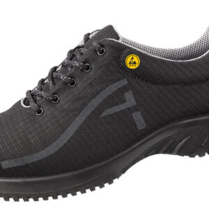 Black ESD UNI 6 Low Shoes – O2 Occupational Shoes ABEBA