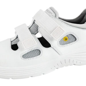 White ESD x-light Sandals – Breathable Professional Shoes ABEBA