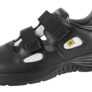 Sandal black ESD – ESD-Occupational shoes x-light ABEBA
