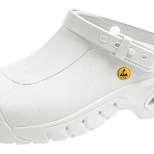 White ESD Autoclavable Clogs – ESD Occupational Shoes ABEBA