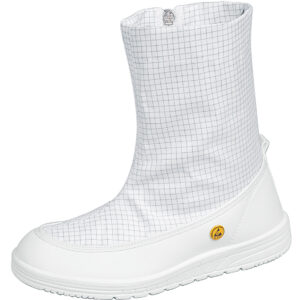 White ESD Cleanroom Boots ABEBA